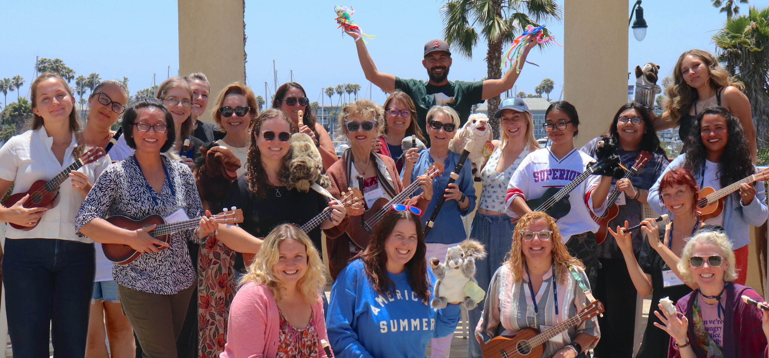 Redondo Beach Teacher Training 2025 group photo vertical